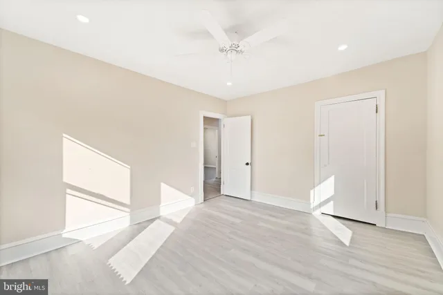 a view of an empty room