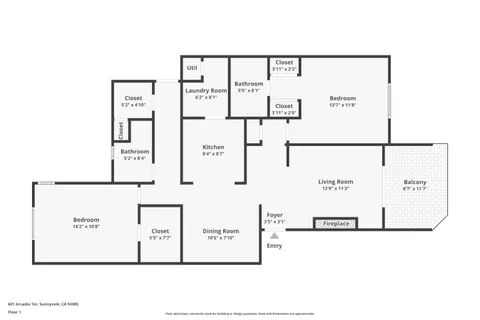 $788,000 | 601 Arcadia Terrace, Unit 202, Sunnyvale, CA 94085