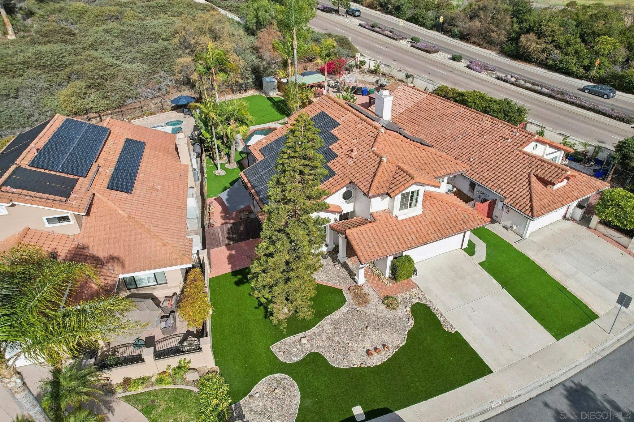 9186 Truman Street San Diego, CA 92129 - Photo 43 of 61 an aerial view of residential house with outdoor space