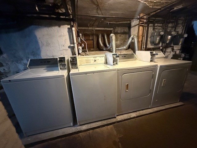 513-515 Whipple Street Fall River, MA 02724 - Photo 36 of 41 a utility room with dryer and washer