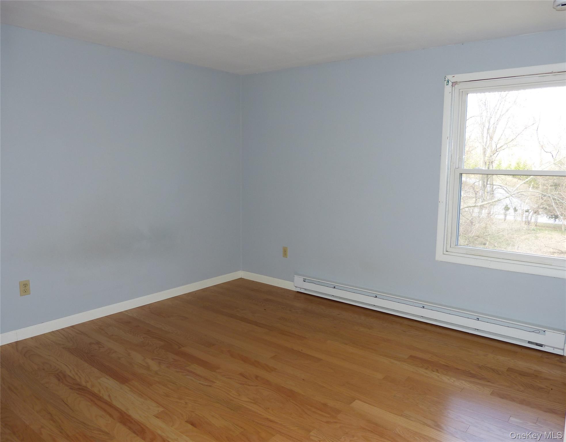 25 Liberty Corners Road Pine Island, NY 10969 - Photo 6 of 14 an empty room with wooden floor and windows