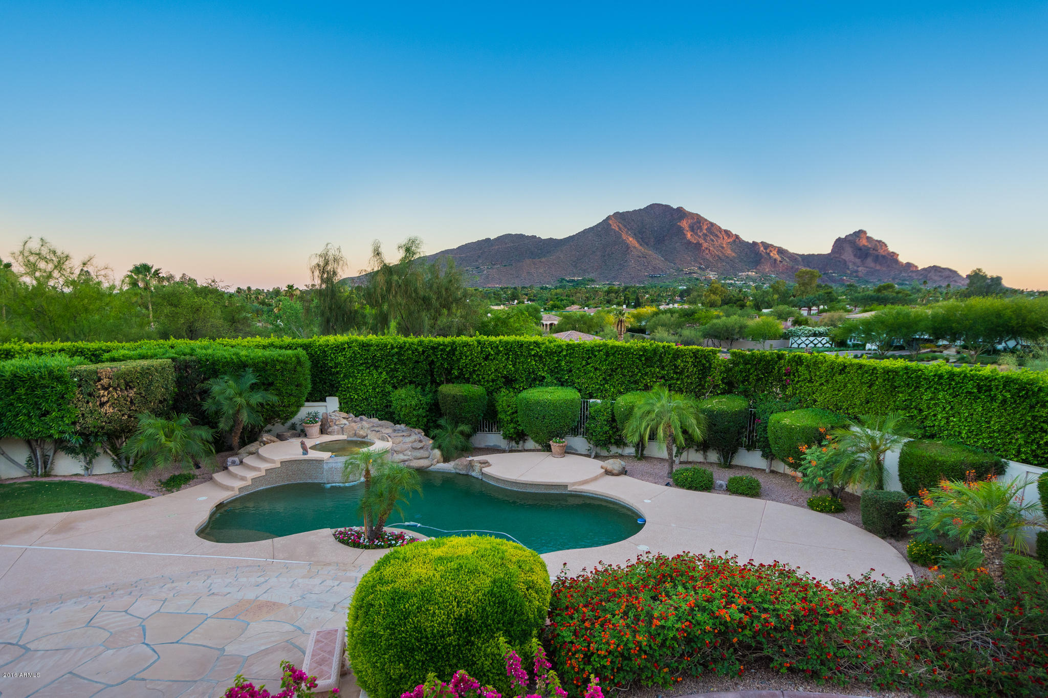 6744 North Invergordon Road Paradise Valley, AZ 85253 - Photo 1 of 59 Backyard Sunset