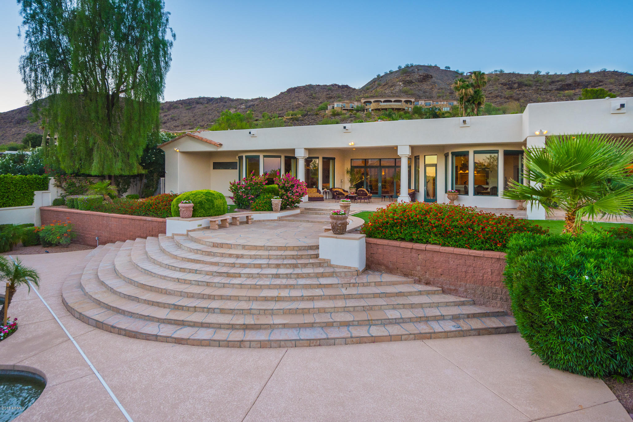 6744 North Invergordon Road Paradise Valley, AZ 85253 - Photo 30 of 59 29- Backyard Staircase