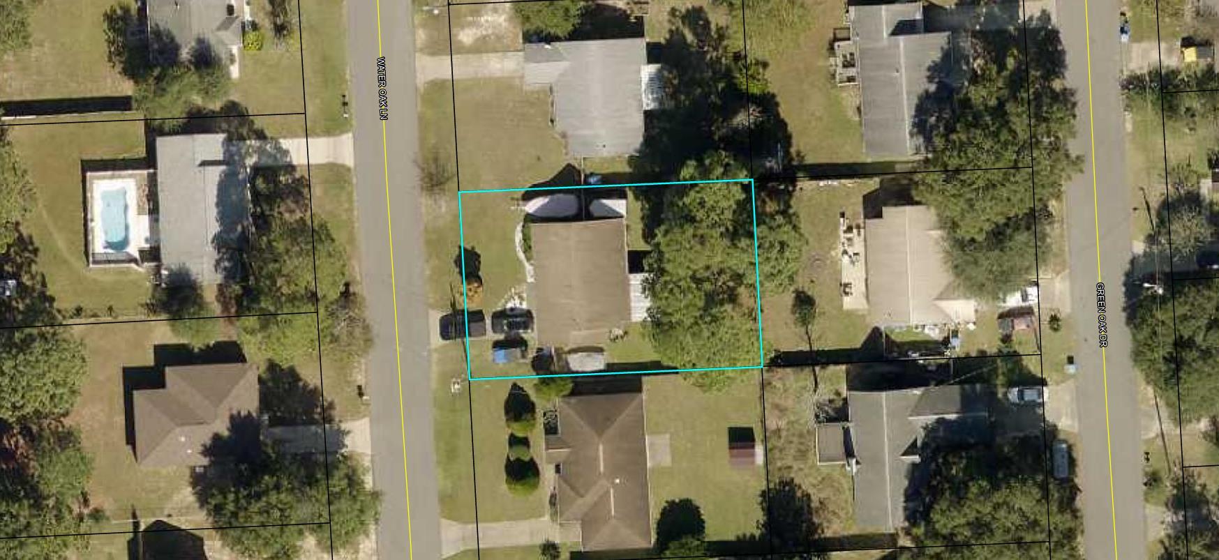 212 Water Oak Lane Crestview, FL 32539 - Photo 29 of 29 an aerial view of residential houses with outdoor space