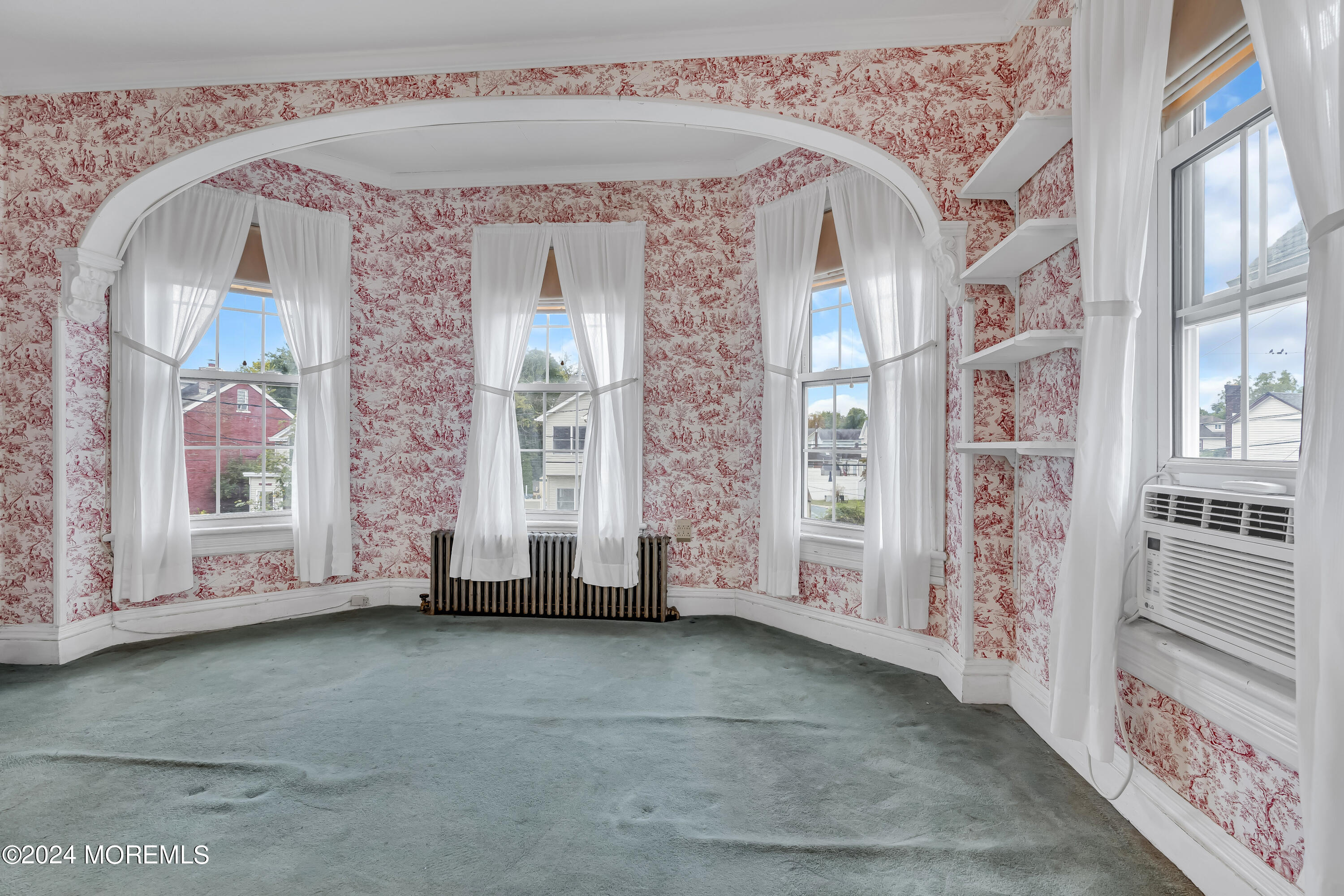 45 2nd Street Keyport, NJ 07735 - Photo 14 of 24 a view of an entryway with a fireplace