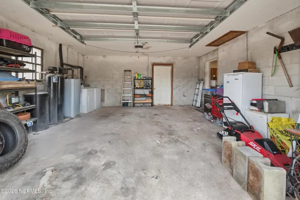 a view of storage and utility room