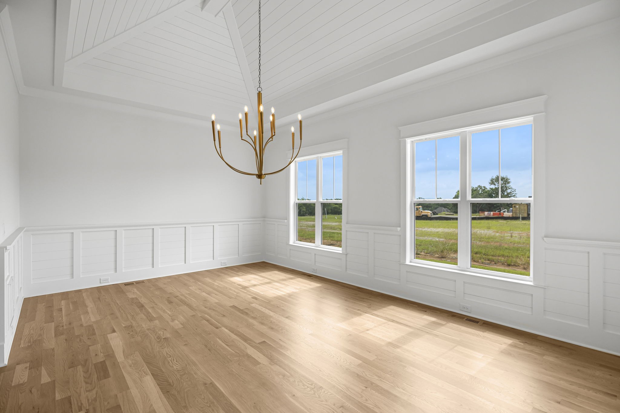 5925 Hunt Valley Drive Spring Hill, TN 37174 - Photo 22 of 69 a view of an empty room with a window and chandelier