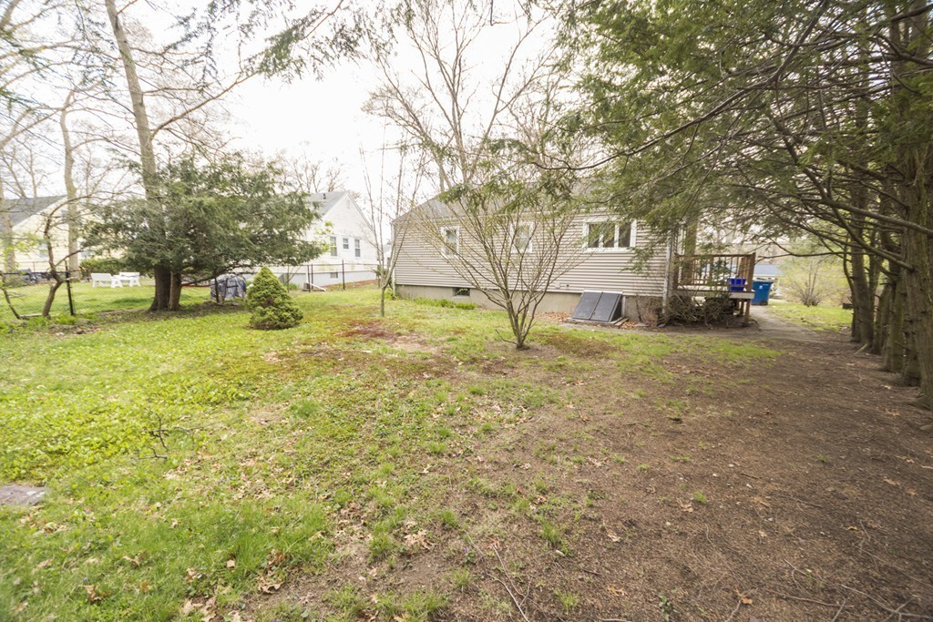 85 Russ Street Randolph, MA 02368 - Photo 14 of 16 a view of a yard with a house and a large tree