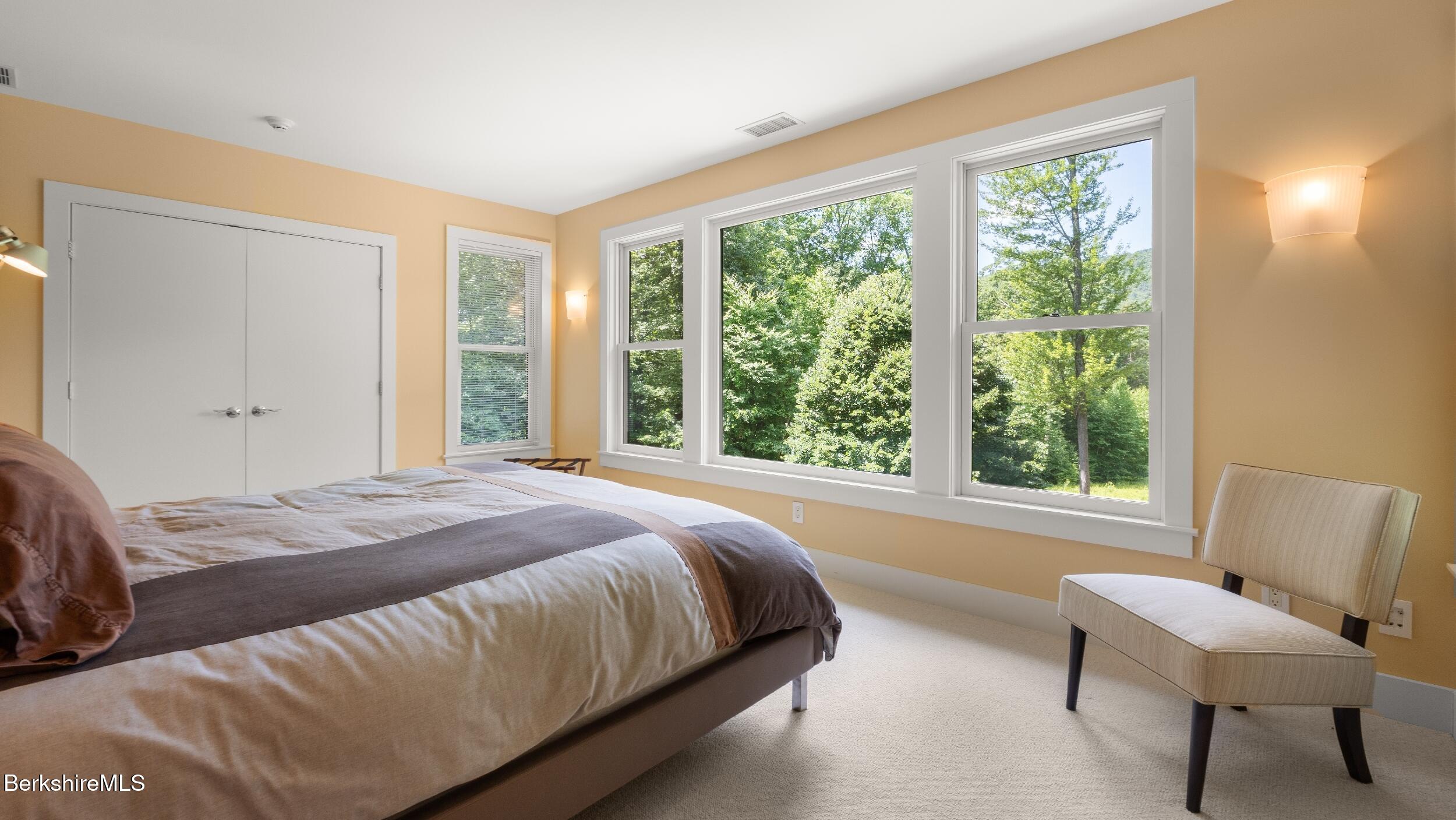 16 Old Tree Farm Road Stockbridge, MA 01266 - Photo 30 of 47 Upstairs Bedroom #2 en-suite bedroom