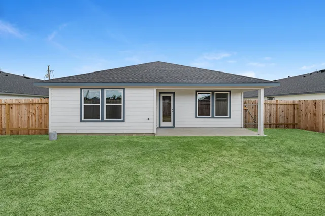 a house that has a backyard