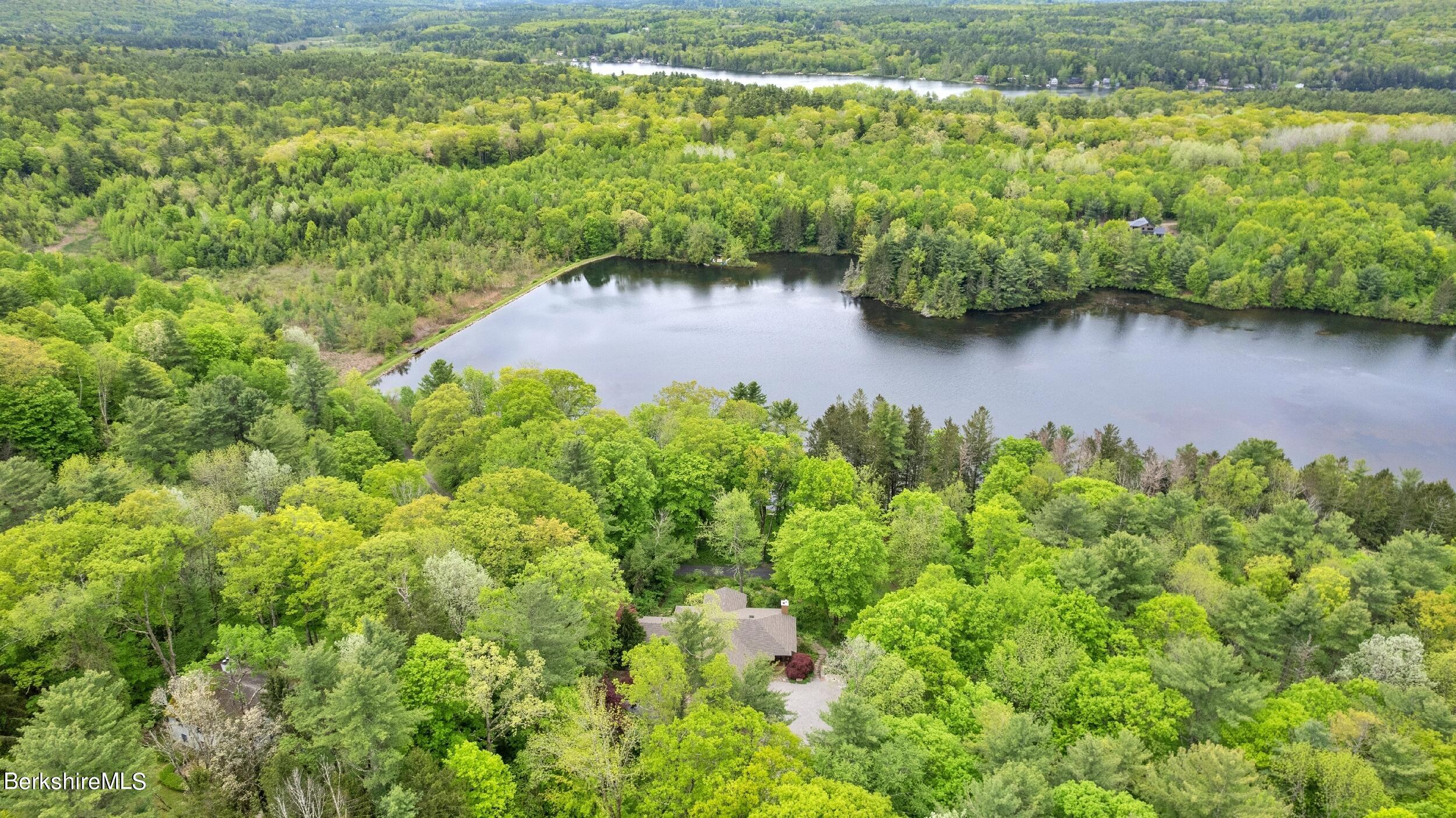 140 Main Road Monterey, MA 01230 - Photo 3 of 44 VIEW OF HOUSE TO LAKE
