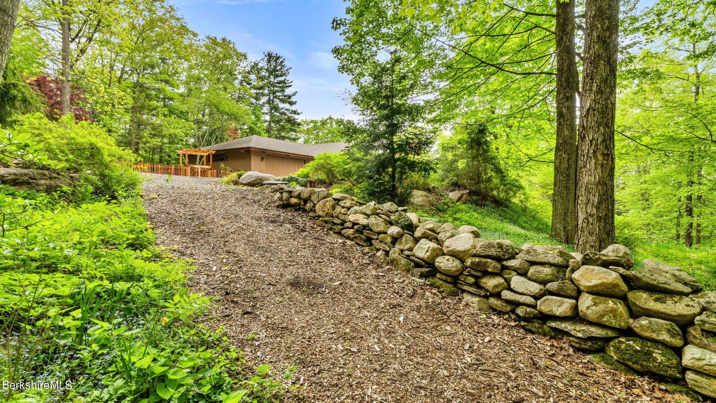 140 Main Road Monterey, MA 01230 - Photo 40 of 44 VIEW FROM PATH TO THE HOUSE