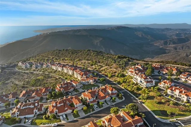a view of city and mountain