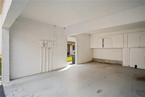 an empty room with a empty space