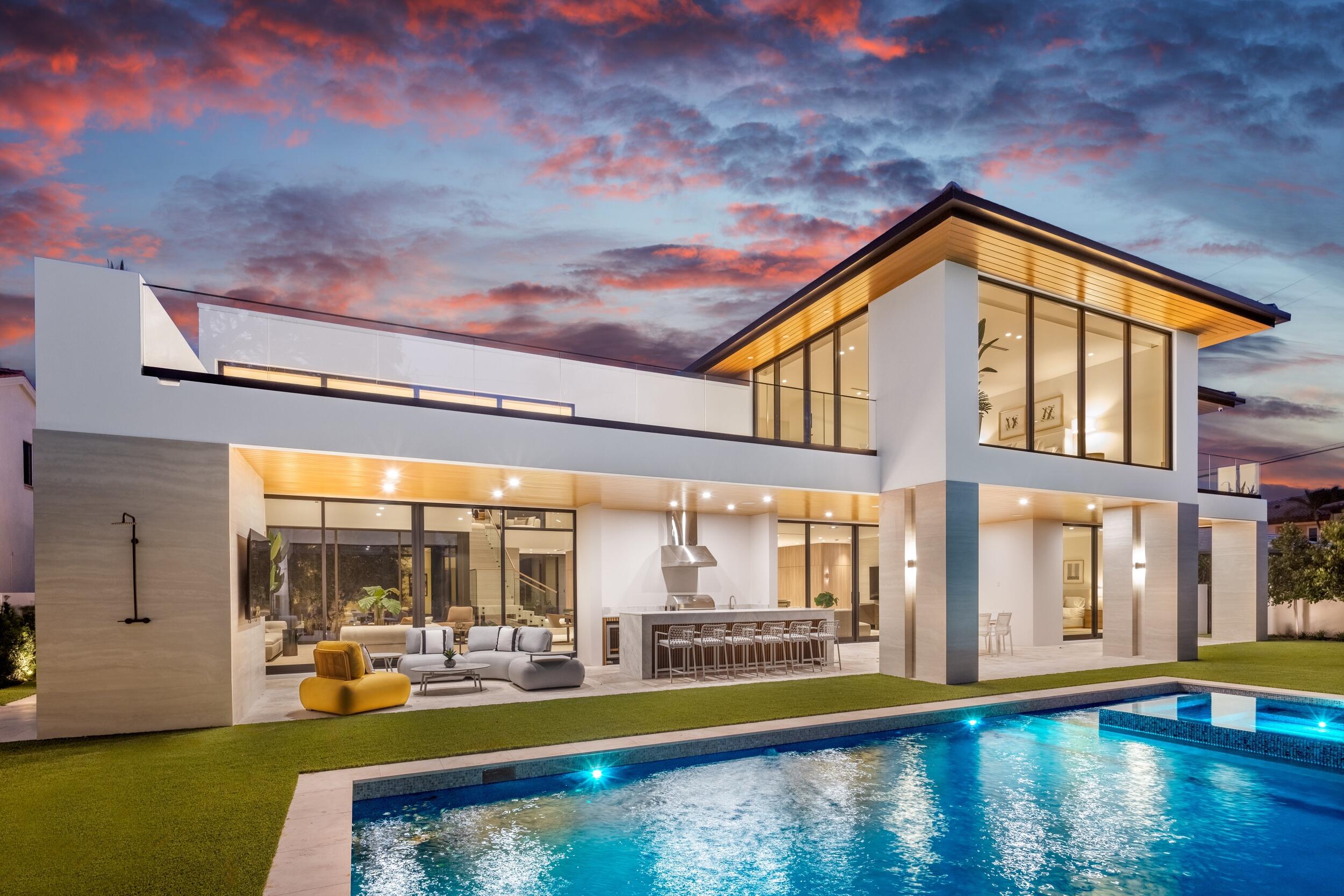 1351 Cocoanut Road Boca Raton, FL 33432 - Photo 5 of 101 POOL TWILIGHT