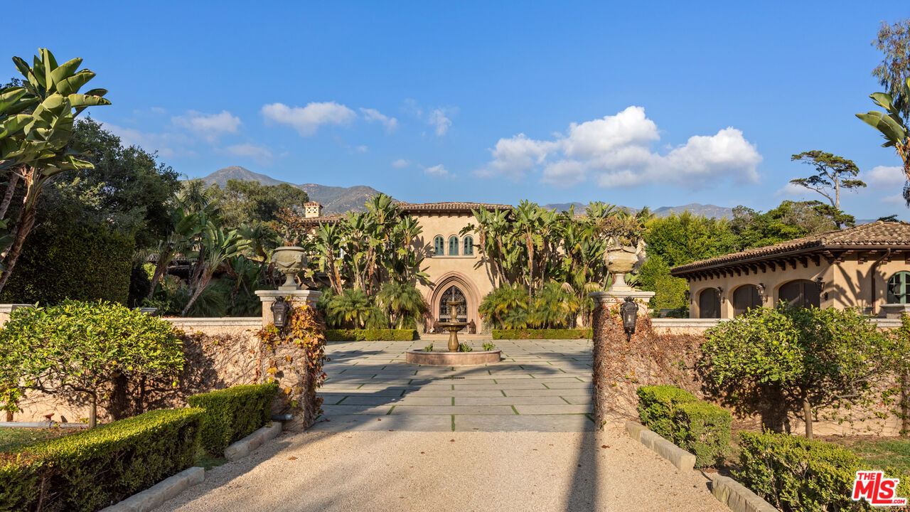2733 Sycamore Canyon Road Montecito, CA 93108 - Photo 13 of 30 a view of a pathway with a wrought fence