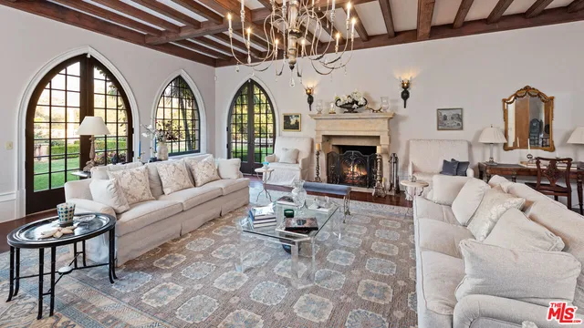 a view of living room and bathroom