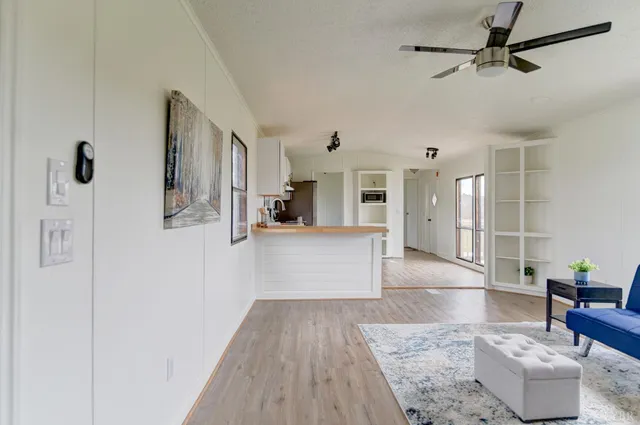 a view of a living room