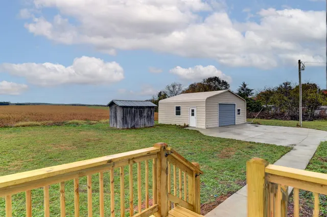 a view of an ocean and beach
