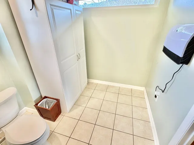 a view of a lake with a mountain in the background