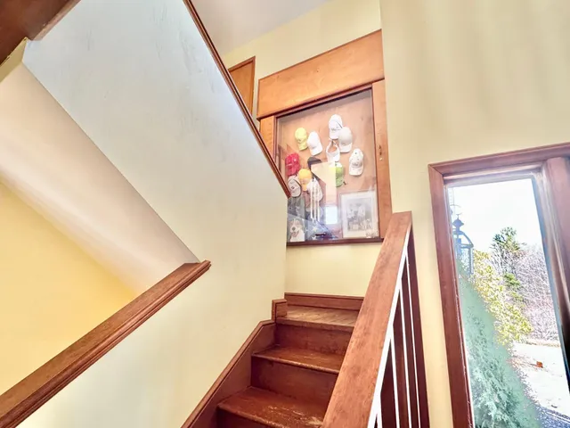 a view of a snow on the top of a mountain