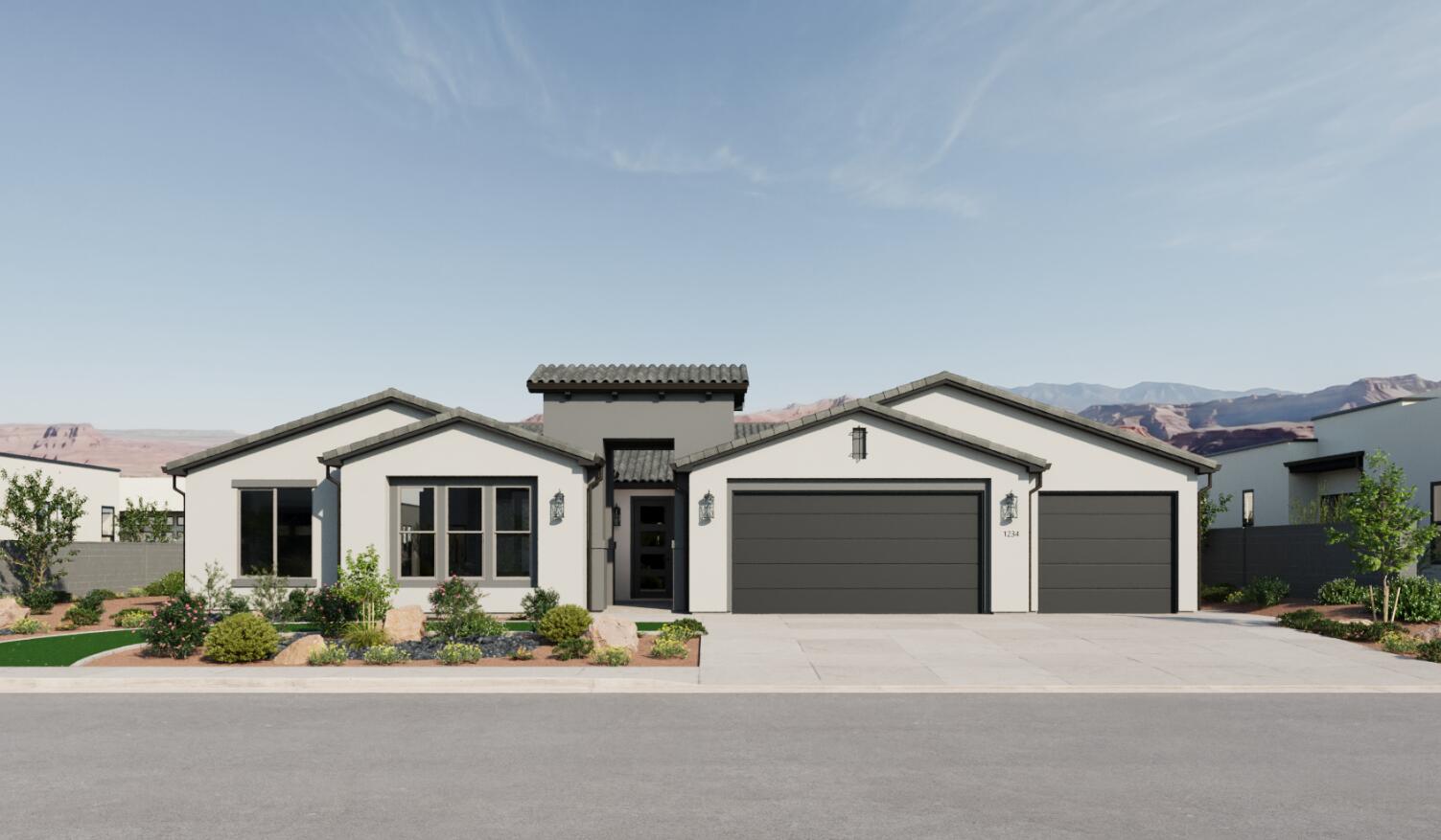 Hera Heights, Unit 104 Hurricane, UT 84737 - Photo 11 of 14 *Rendering* The Atlas II Floorplan - Spanish Color Scheme B Elevation