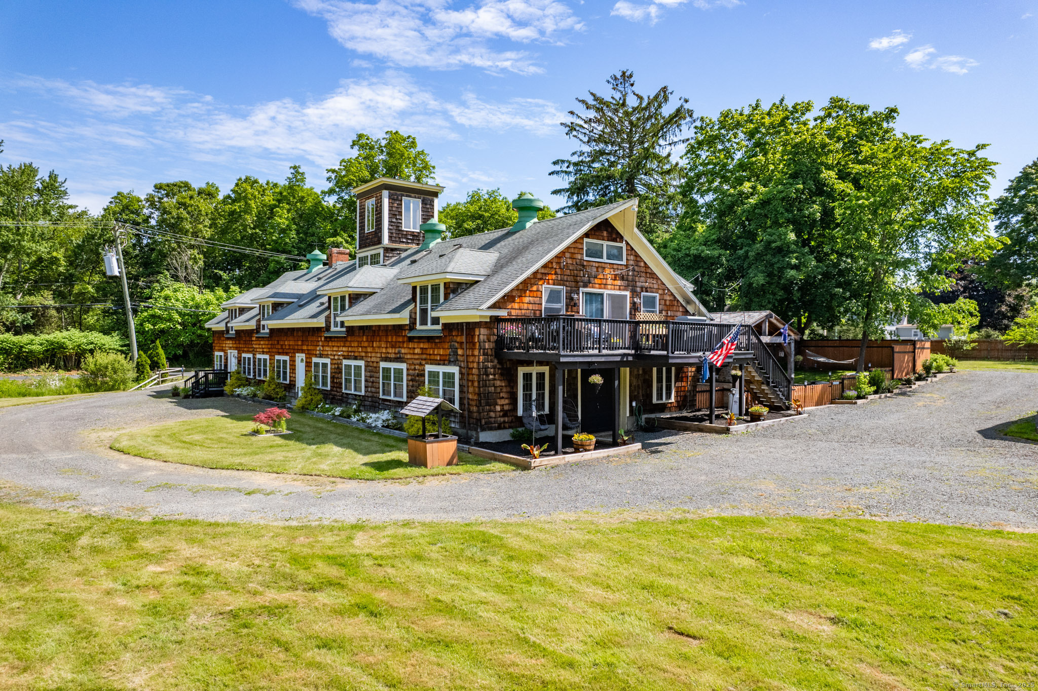 26 Old Wallingford Road Durham, CT 06422 - Photo 31 of 38 a view of a house with swimming pool and sitting area