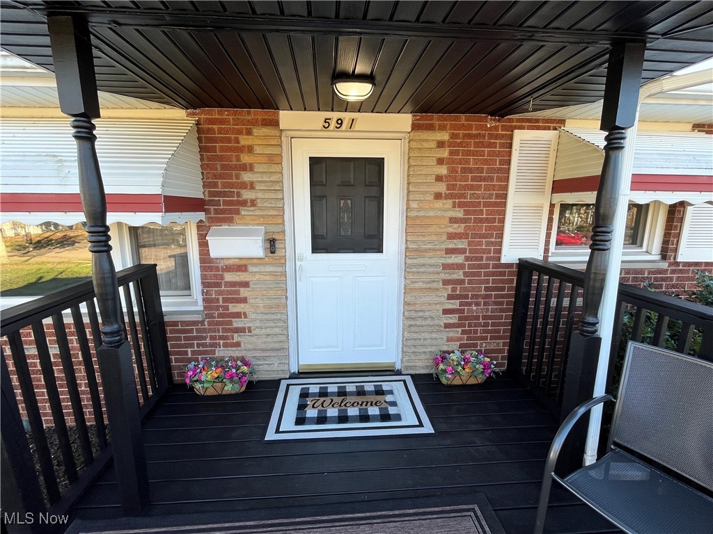 591 Ingalls Road Akron, OH 44312 - Photo 3 of 34 Front Porch and all doors freshly painted