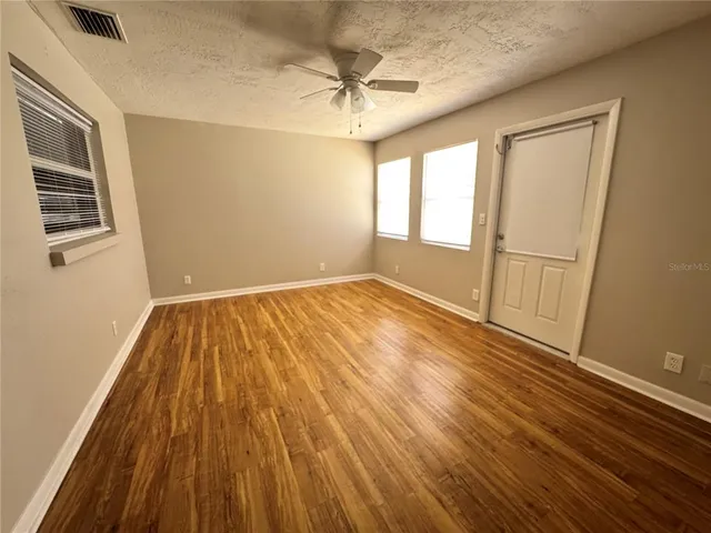 wooden floor in an empty room