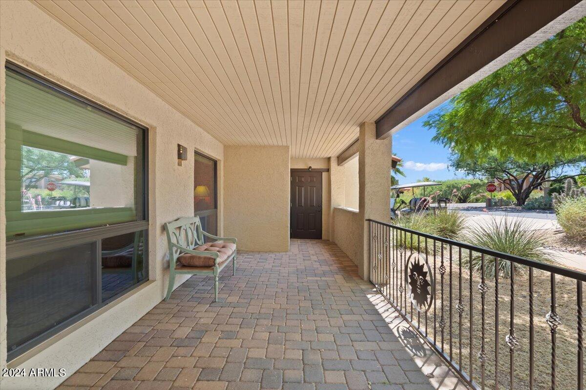 26247 North Arroyo Way Rio Verde, AZ 85263 - Photo 5 of 70 Extedned Front Patio With Garage Access