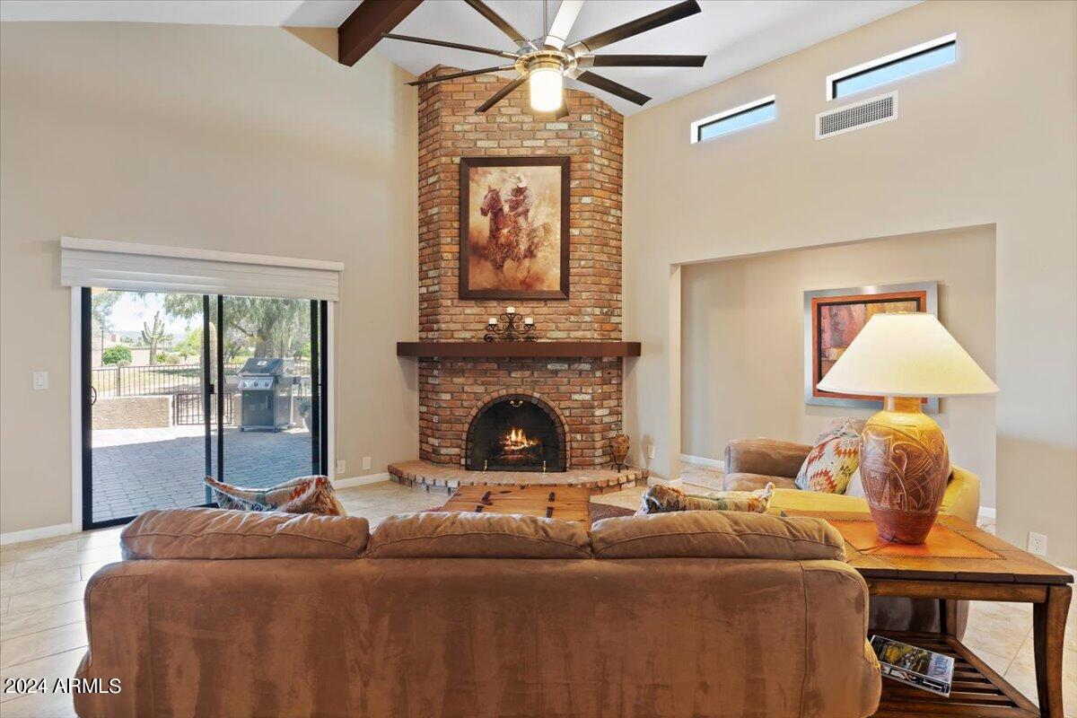 26247 North Arroyo Way Rio Verde, AZ 85263 - Photo 7 of 70 Wonderful Open Seating Area & Fireplace