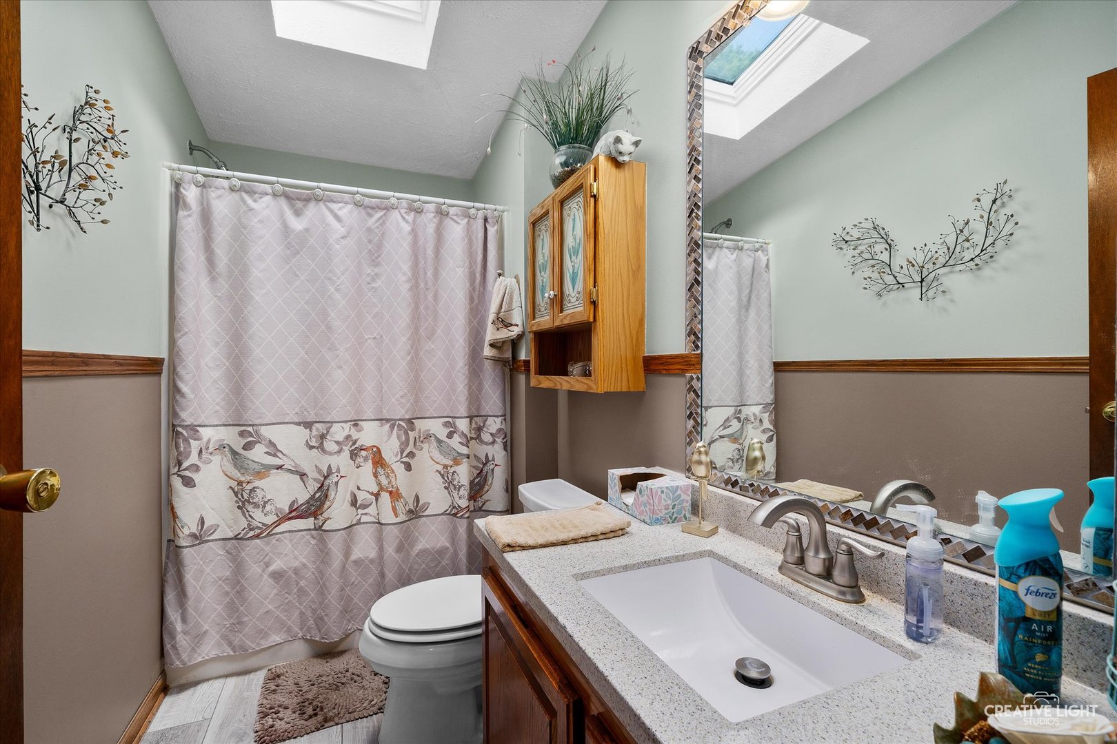 132 Cardinal Lane Sandwich, IL 60548 - Photo 6 of 17 a bathroom with a sink a toilet and a mirror