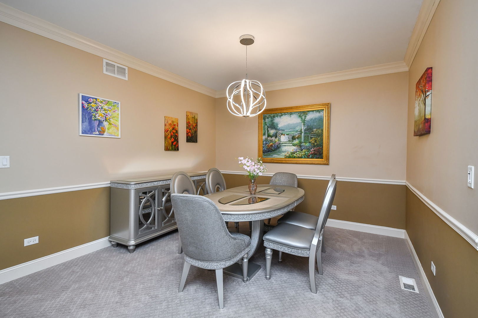 1811 Rizzi Lane, Unit 1811 Bartlett, IL 60103 - Photo 4 of 29 a dining room with furniture and window