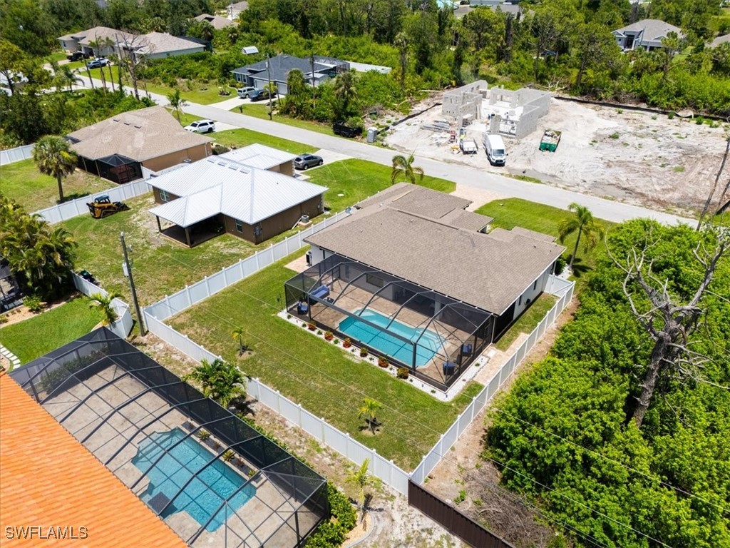 8081 Dimstead Street Port Charlotte, FL 33981 - Photo 39 of 42 an aerial view of a house with a garden