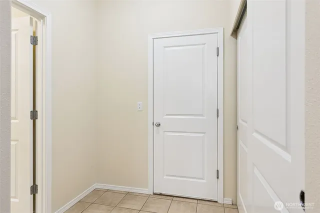 a view of a closet area