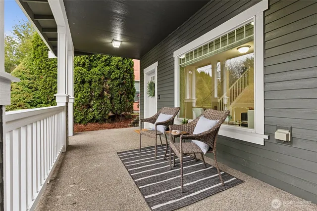 a outdoor space with chairs