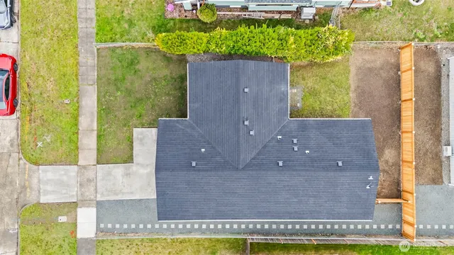 view of a house with a garden and plants