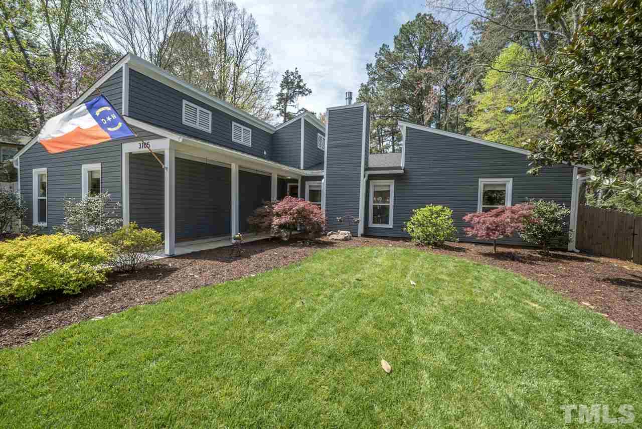 3105 Chancery Place Raleigh, NC 27607 - Photo 1 of 25 a front view of house with yard and green space