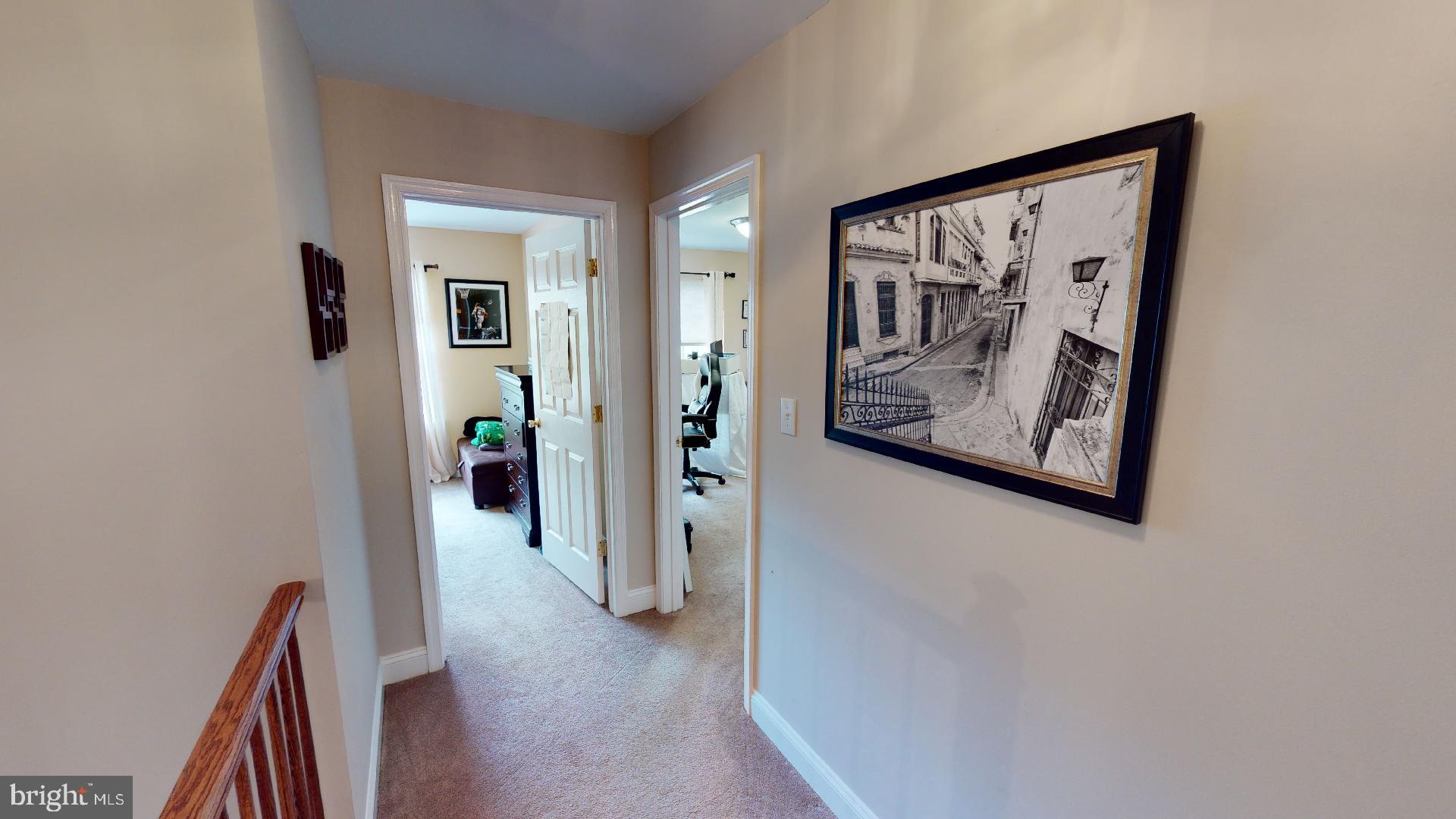 6 York Road Princeton Junction, NJ 08550 - Photo 22 of 54 2nd floor Landing with view of bedrooms