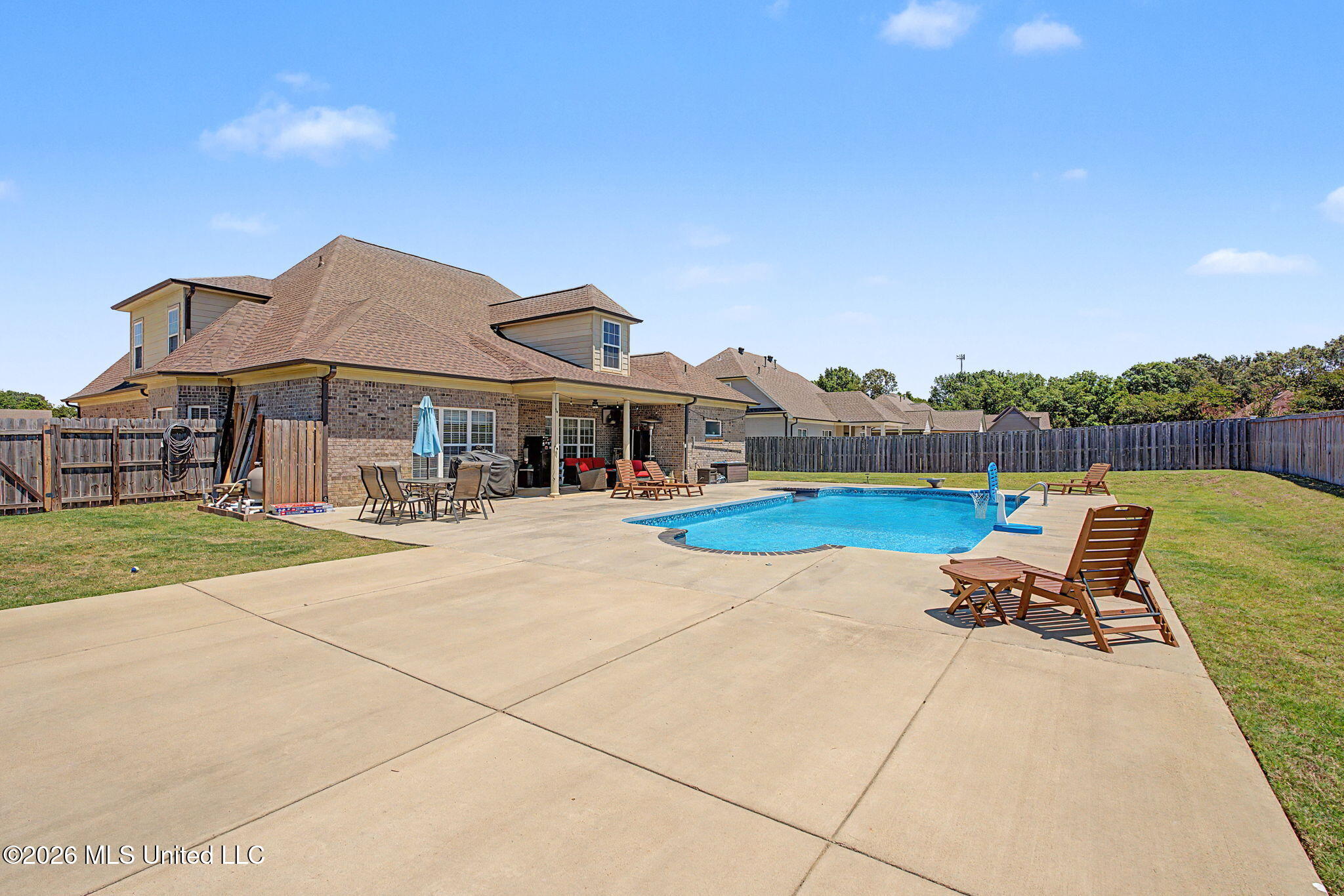 1409 Monteith Avenue Hernando, MS 38632 - Photo 29 of 36 Pool View from Backyard