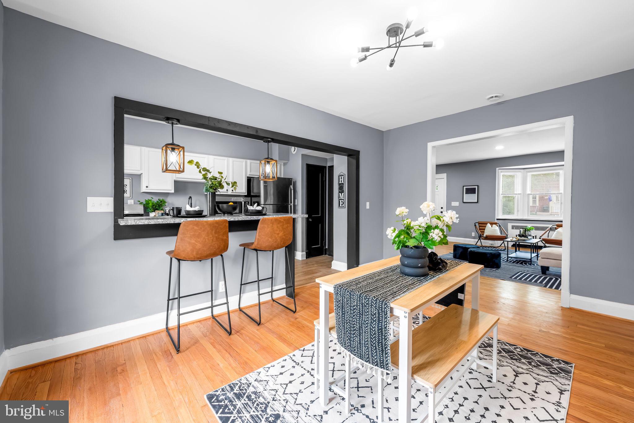 1509 Ralworth Road Baltimore, MD 21218 - Photo 6 of 32 Modern dining space with stylish accents.