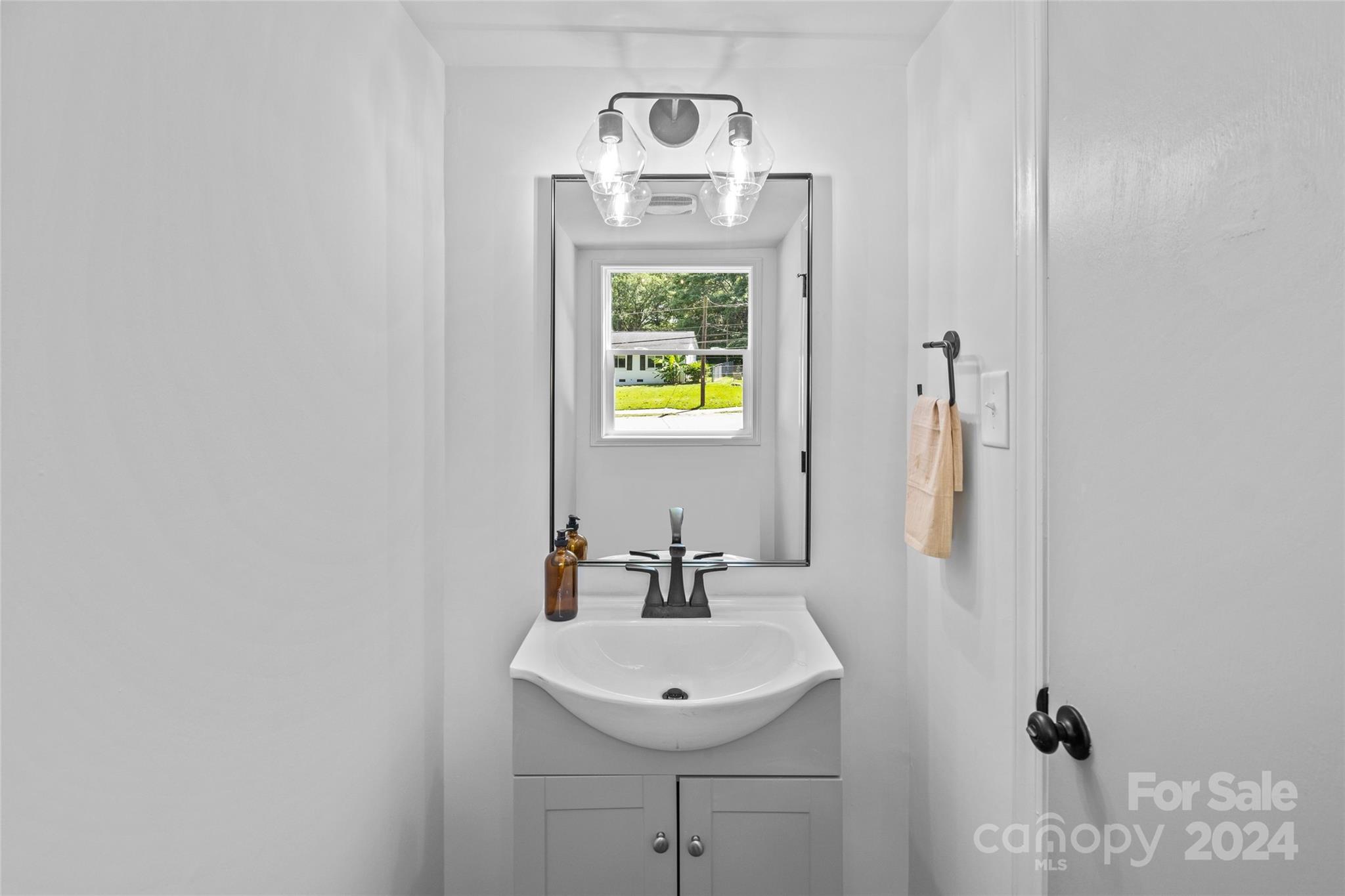 5807 Ruth Drive Charlotte, NC 28215 - Photo 28 of 41 a bathroom with a sink and a mirror