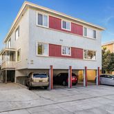 a car parked in front of a building