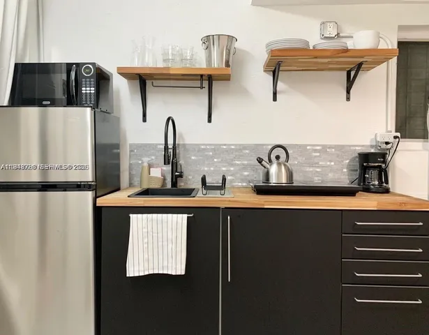 a close view of a sink and tap