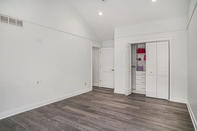 wooden floor in an empty room