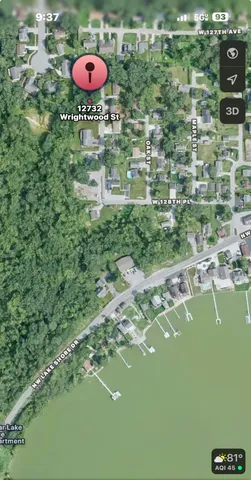 a view of a lake from a balcony