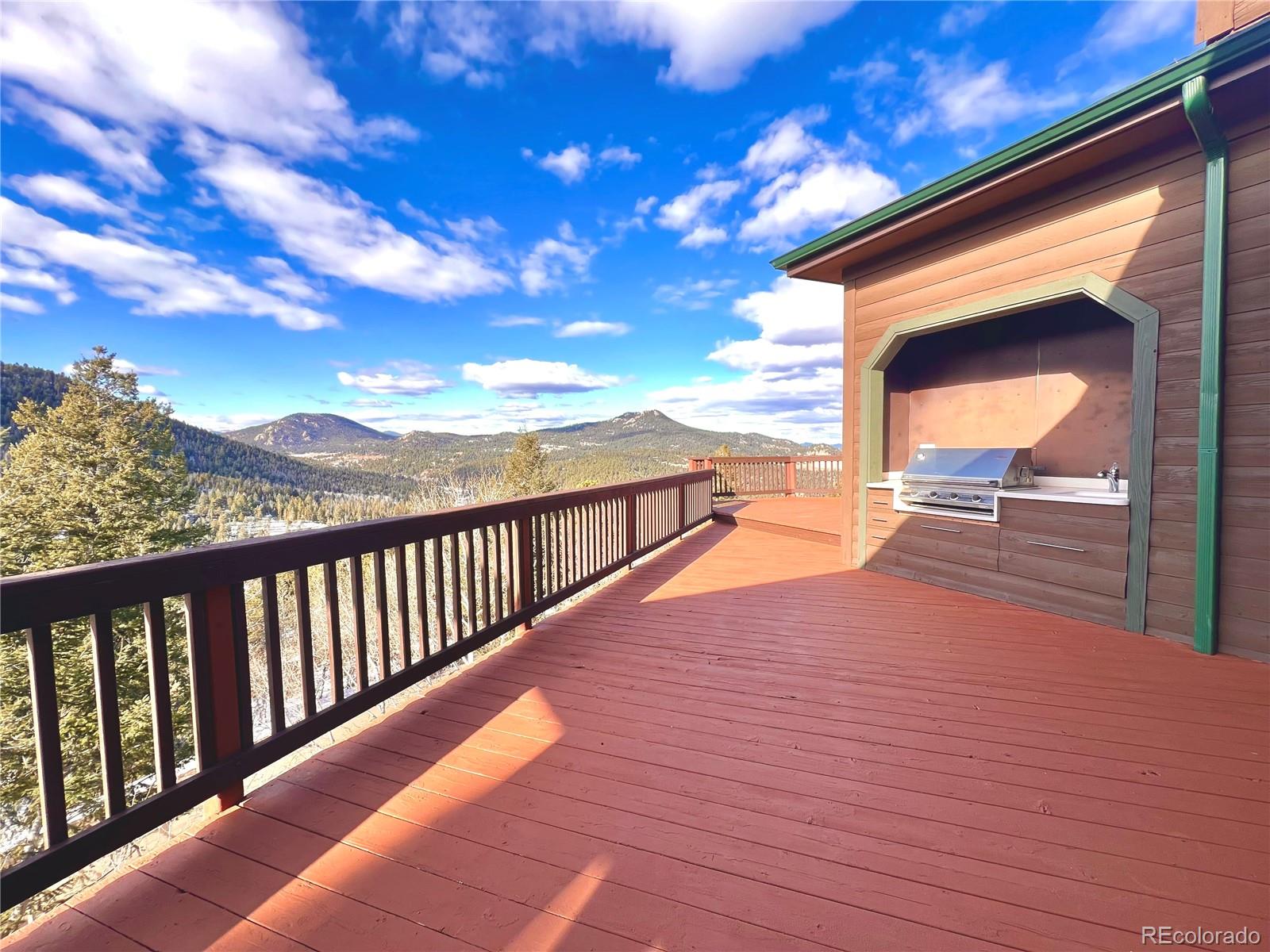 20670 Rangeview Drive Morrison, CO 80465 - Photo 31 of 39 a view of balcony with wooden floor