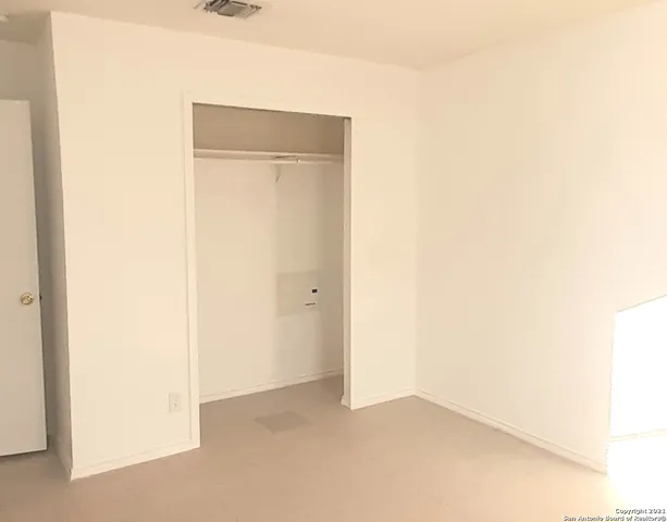 a view of an empty room