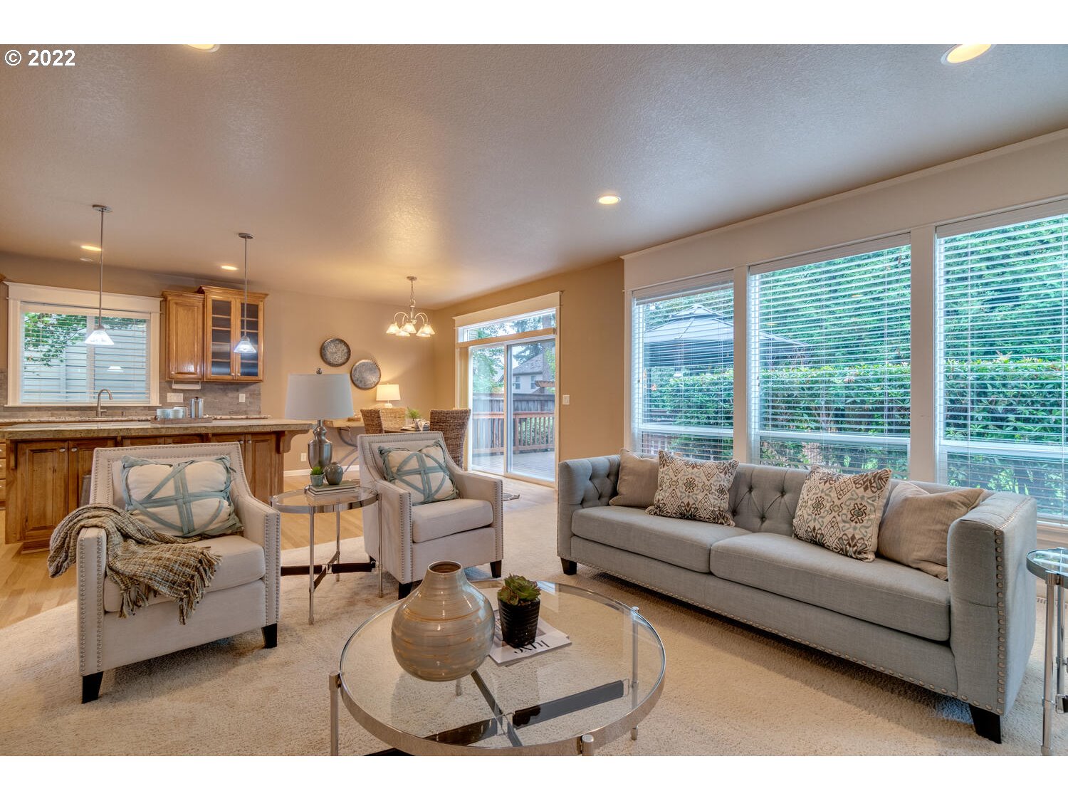 17496 Southwest 105th Avenue Tualatin, OR 97062 - Photo 10 of 28 a living room with furniture and a large window
