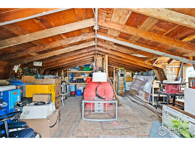 an outdoor space with furniture